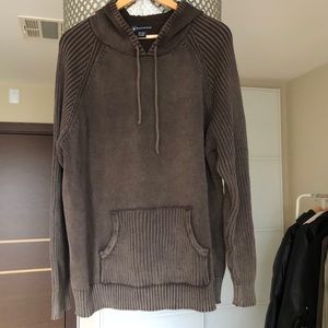 Vintage Bacharach Drawstring Cotton Woven Hoodie